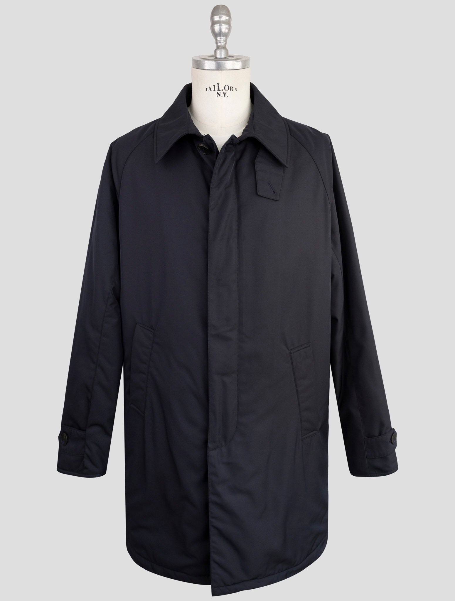 Kiton KNT Blue Overcoat