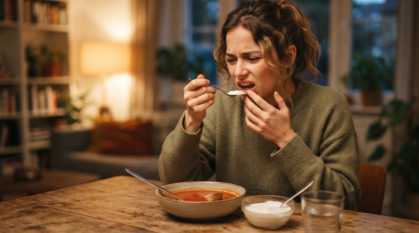 Blisters from a mouth burn: healing timeline and care