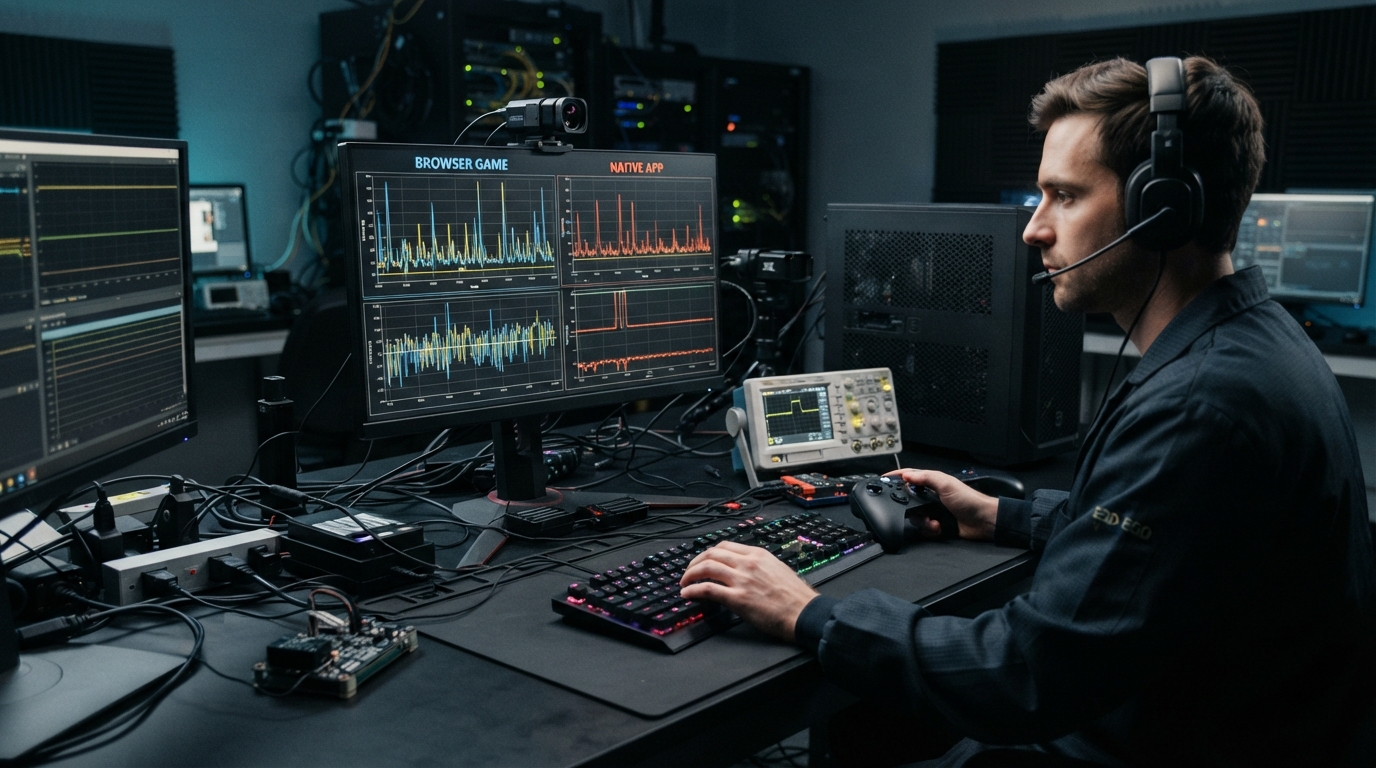 Illustration of WebGPU narrowing the gap between browser and native performance