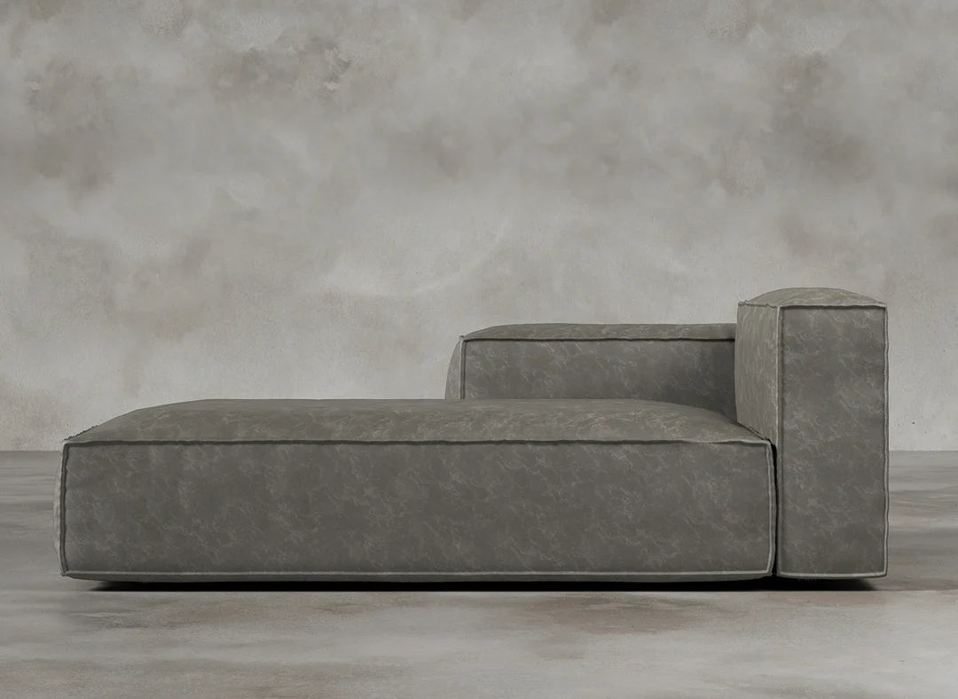 Laurent Modular Sofa Ashen Grey Chaise Right