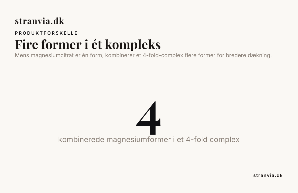 Fire former i ét kompleks