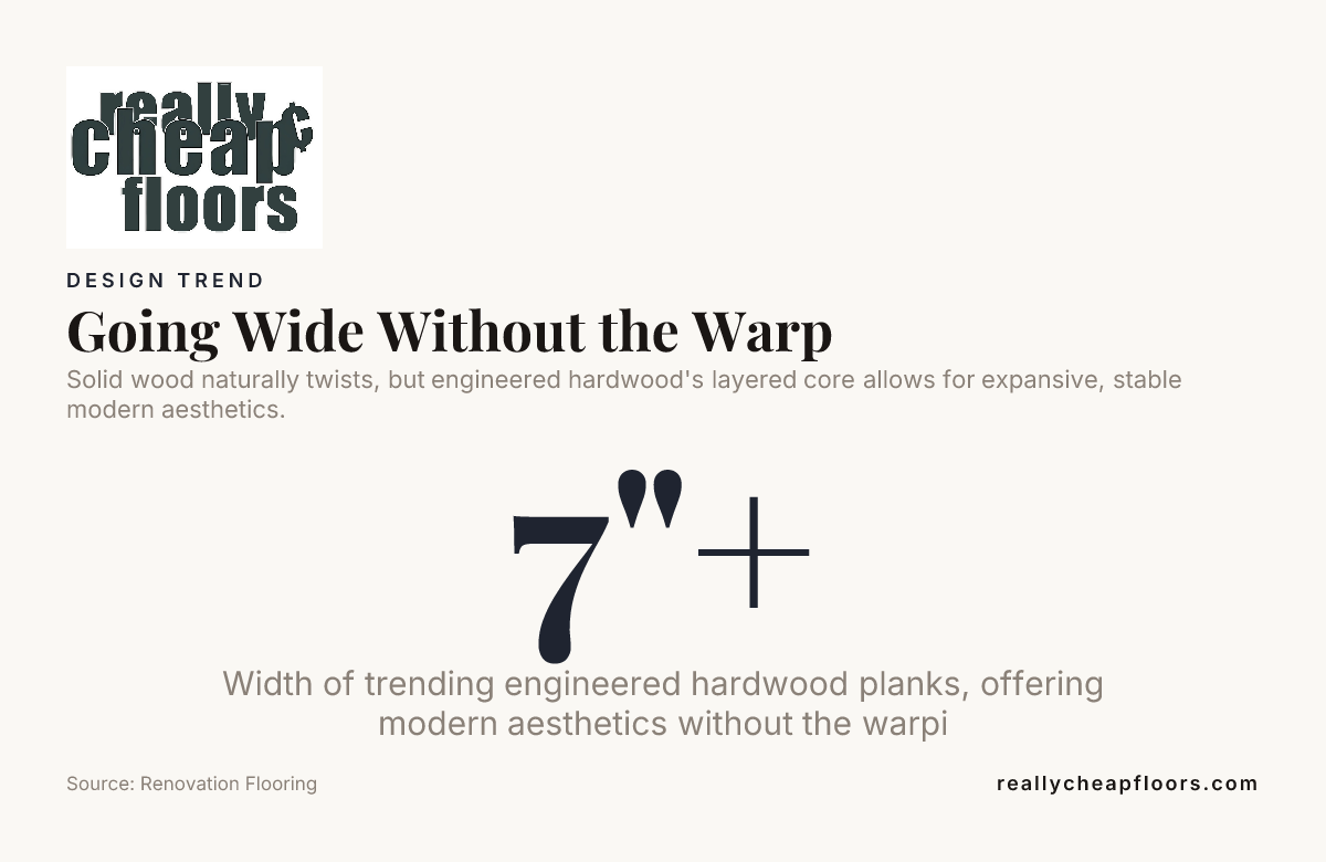 Going Wide Without the Warp — data from Renovation Flooring