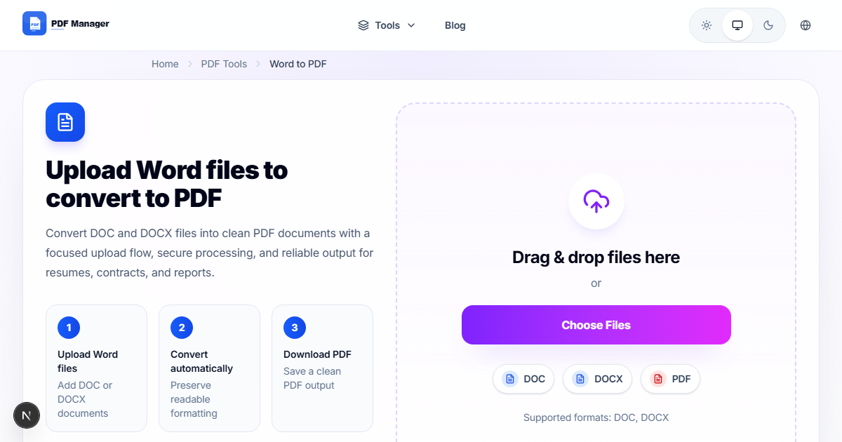 How to Convert Word to PDF Free and Fast