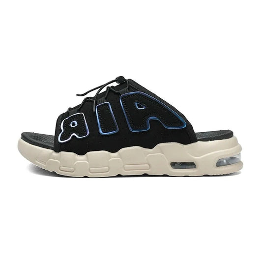 Sandalias sport negras hombre estilo uptempo