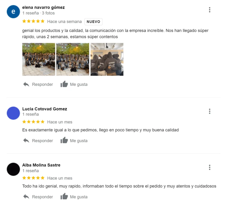 Opiniones de clientes sobre camisetas personalizadas BigMerch
