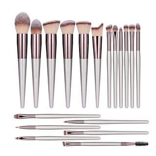 The Enchanted Ensemble 18-Piece Makeup Brush Set