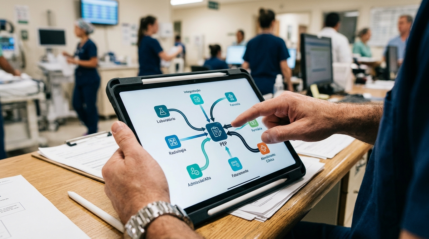 integrando o pep aos modulos de um erp hospitalar