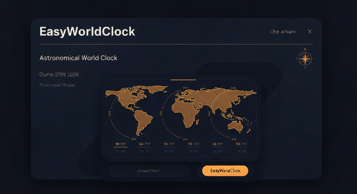 International Meeting Planner tool for scheduling meetings across time zones