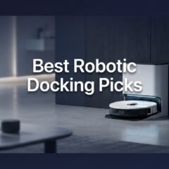 Robotic automation and smart docking systems for daily cleaning