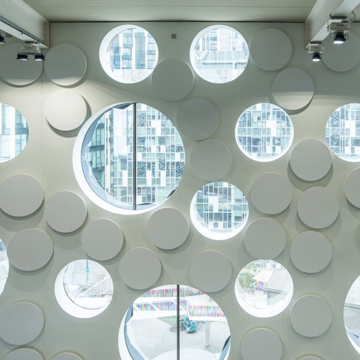 SilentSpace Circle Panels close up
