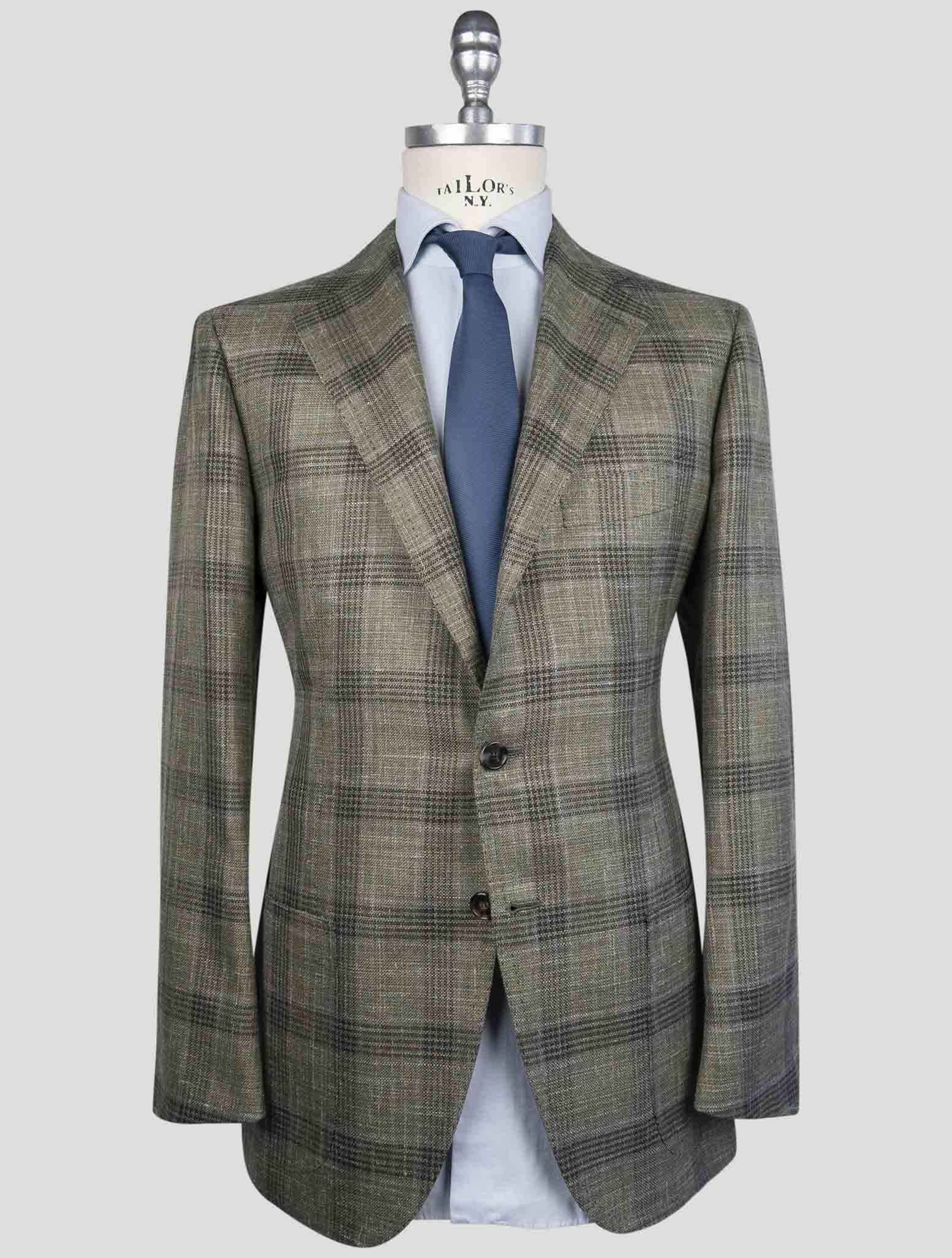 Cesare Attolini Multicolor Wool Silk Linen Blazer