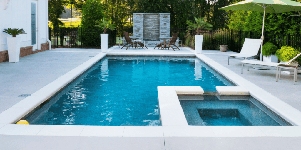 Line Of Art Construction Geometric Pool Build