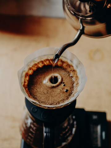 Peruvian coffee brewing
