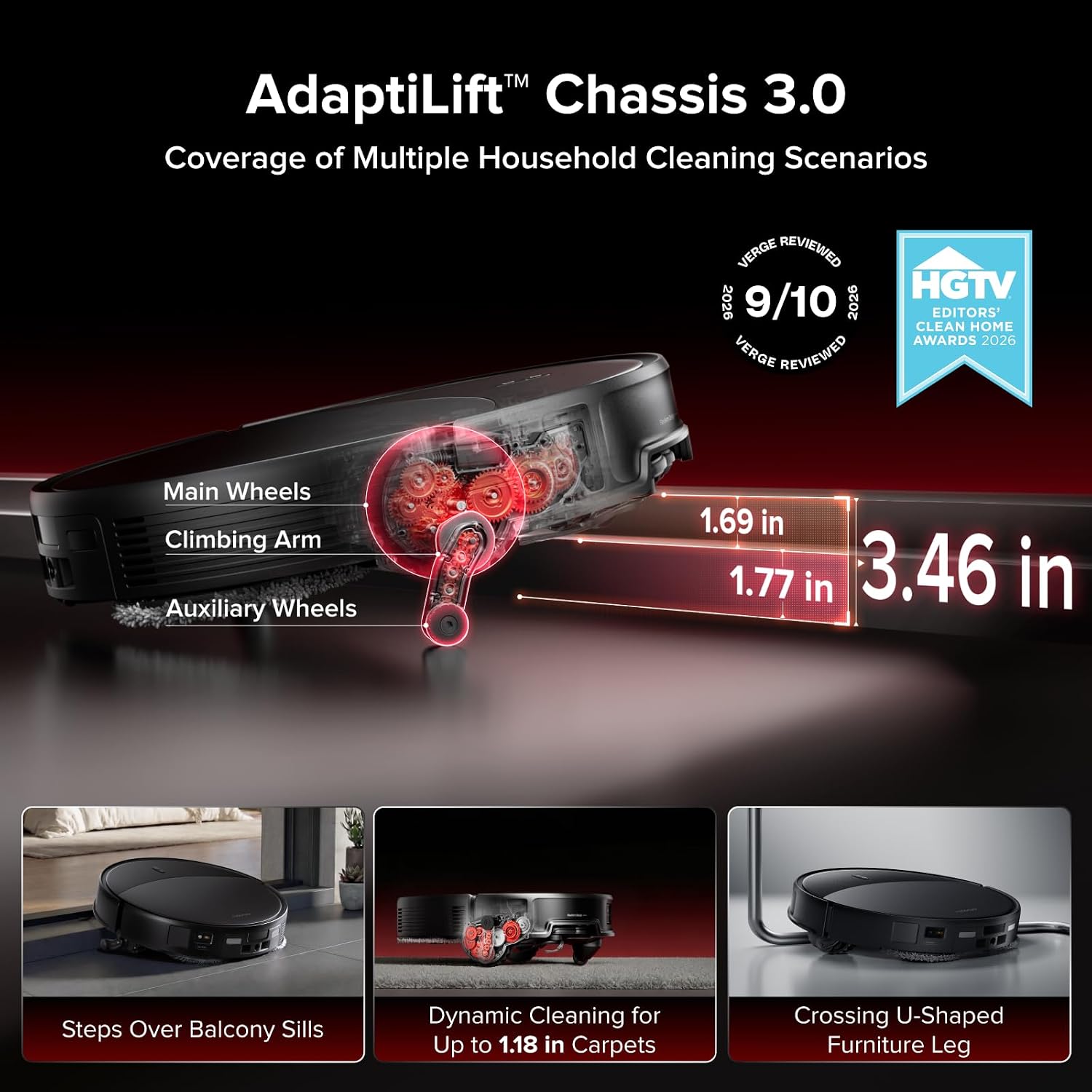 Roborock Saros 20 Robot Vacuum and Mop