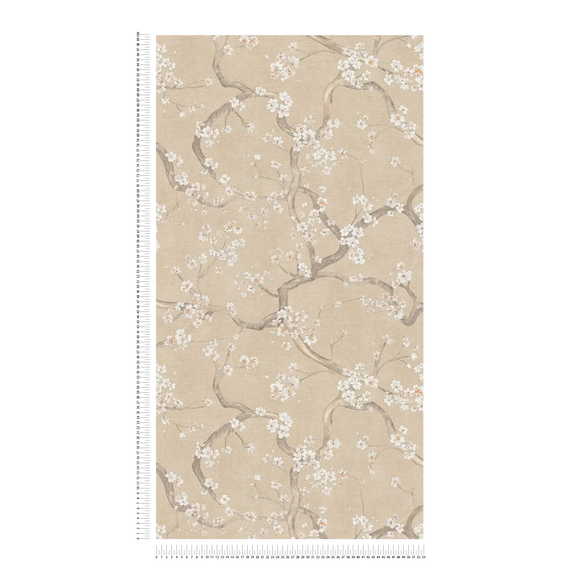 Metropolitan Stories Cherry Blossom Beige Wallpaper