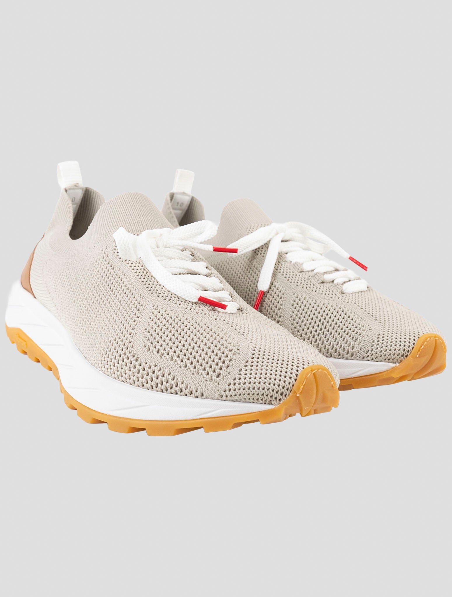 Kiton Beige Luxury Sneakers