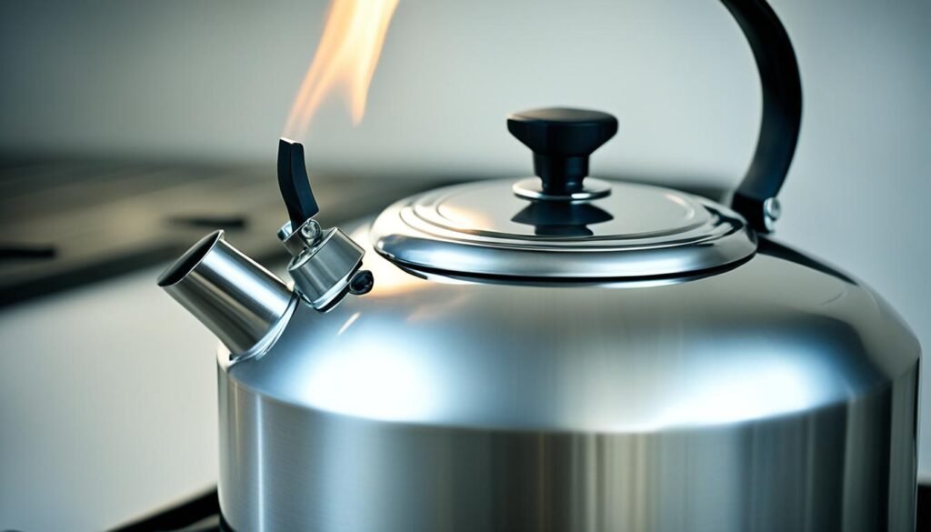 Traditional Gas Kettle with Whistle