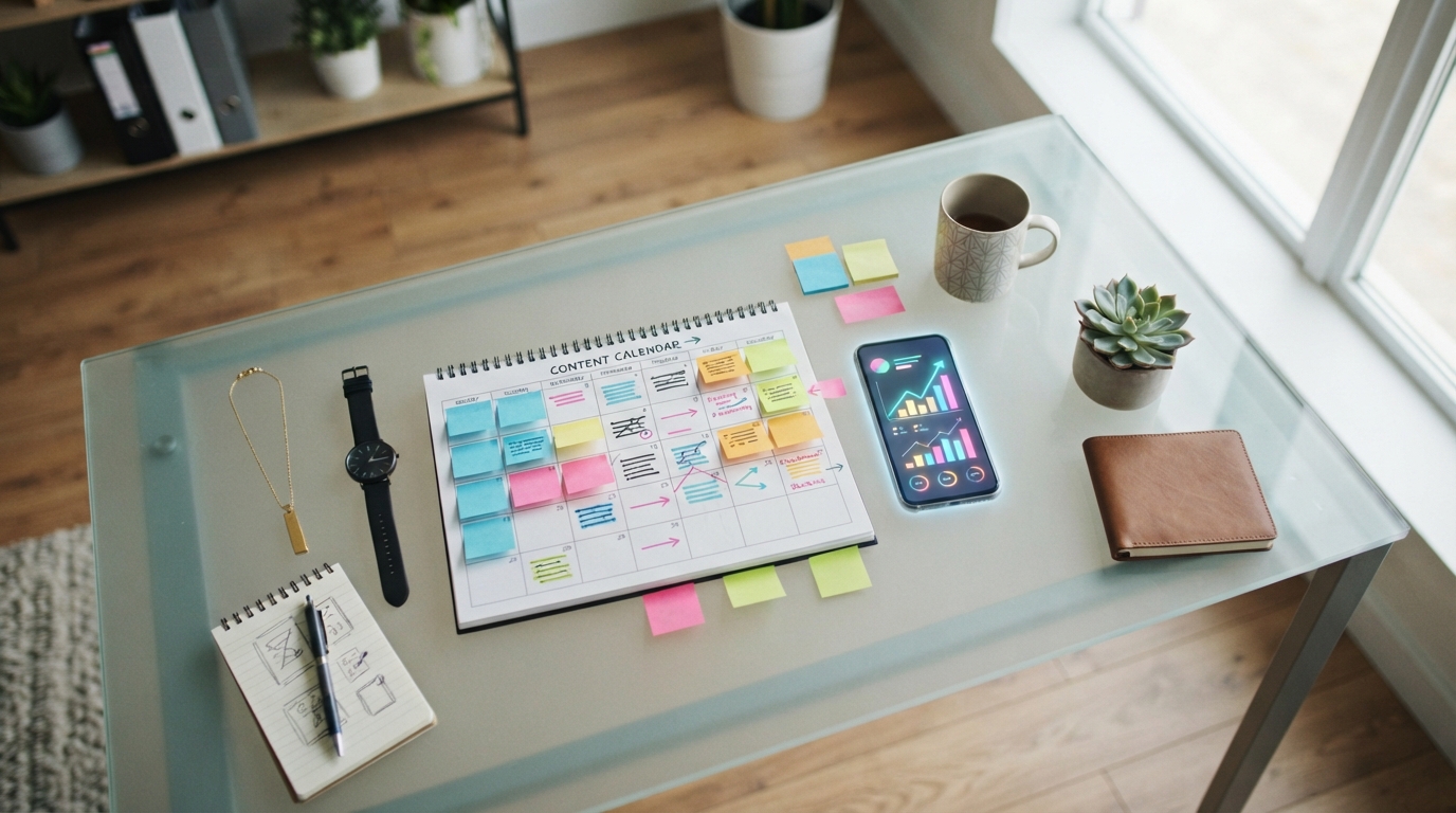 Planning social media marketing in South Africa on a content calendar